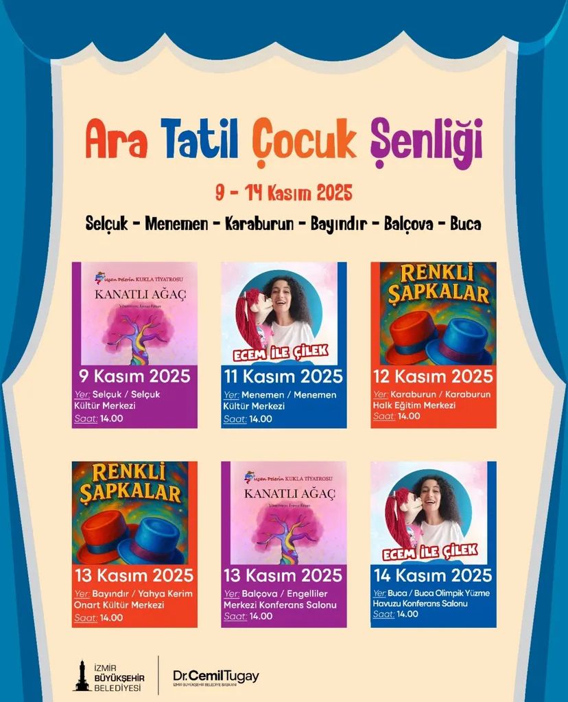 İzmirli Çocuklar Bu Yıl Ara Tatilde Eğlenceye Doyacak!-1