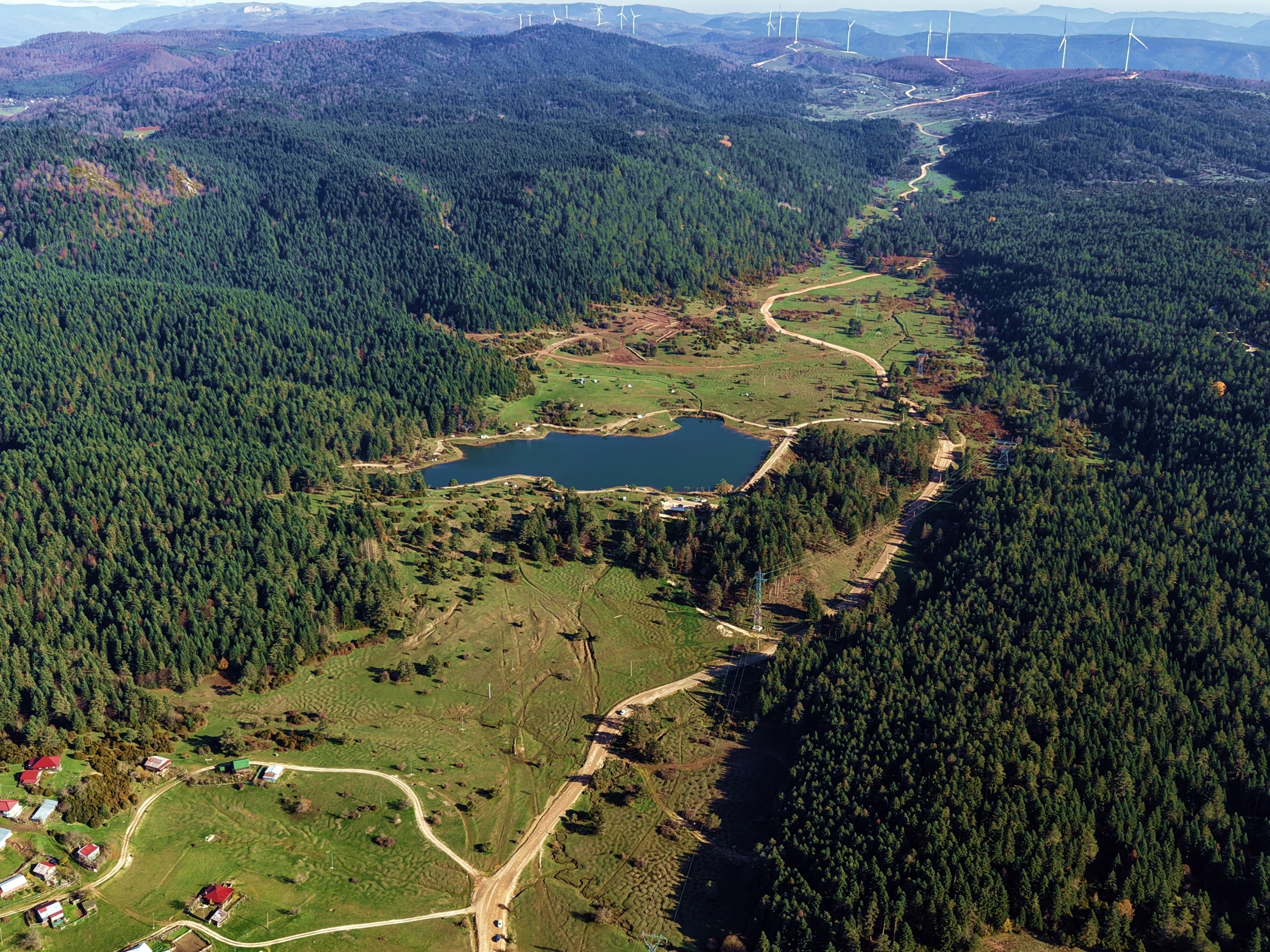 Karagöl Yaylası Havadan Görüntülendi, Izleyen Donup Kaldı (5)