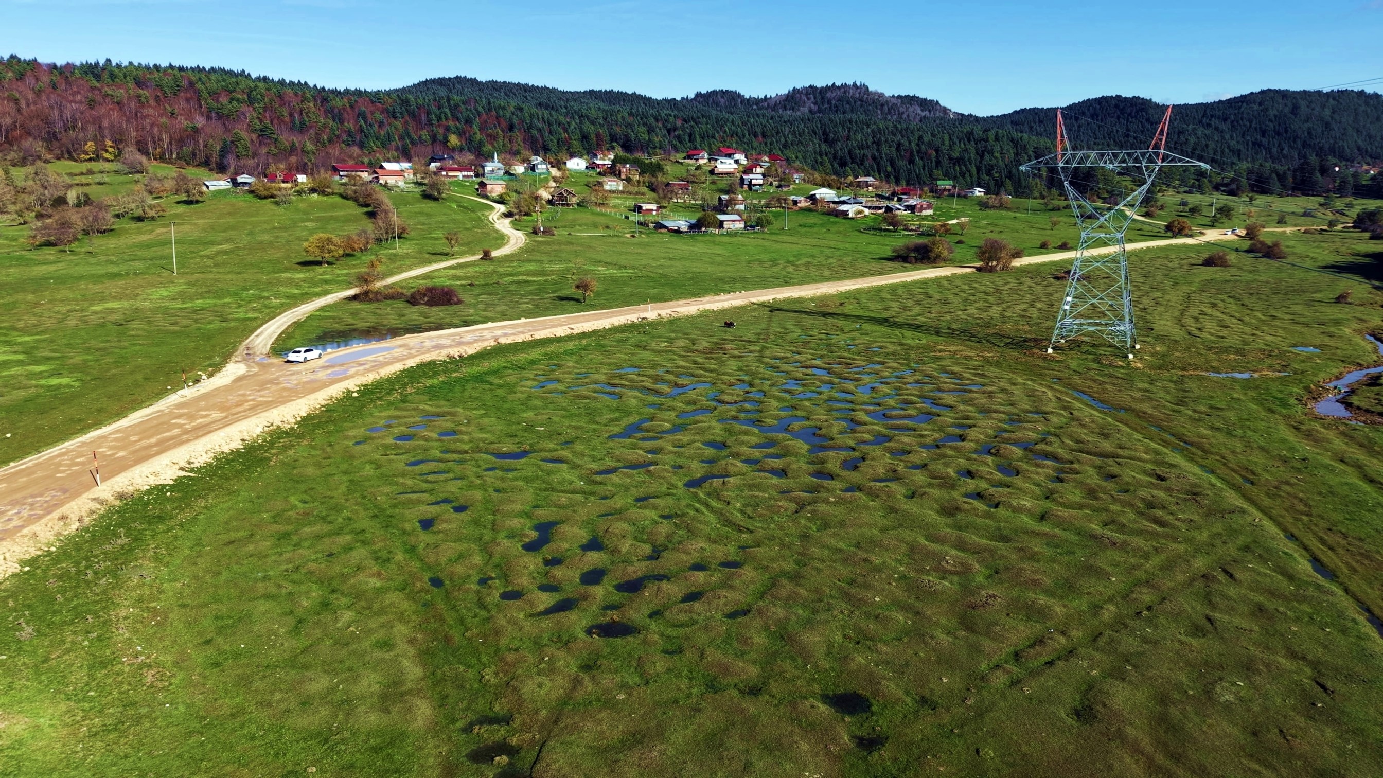 Karagöl Yaylası Havadan Görüntülendi, Izleyen Donup Kaldı (9)