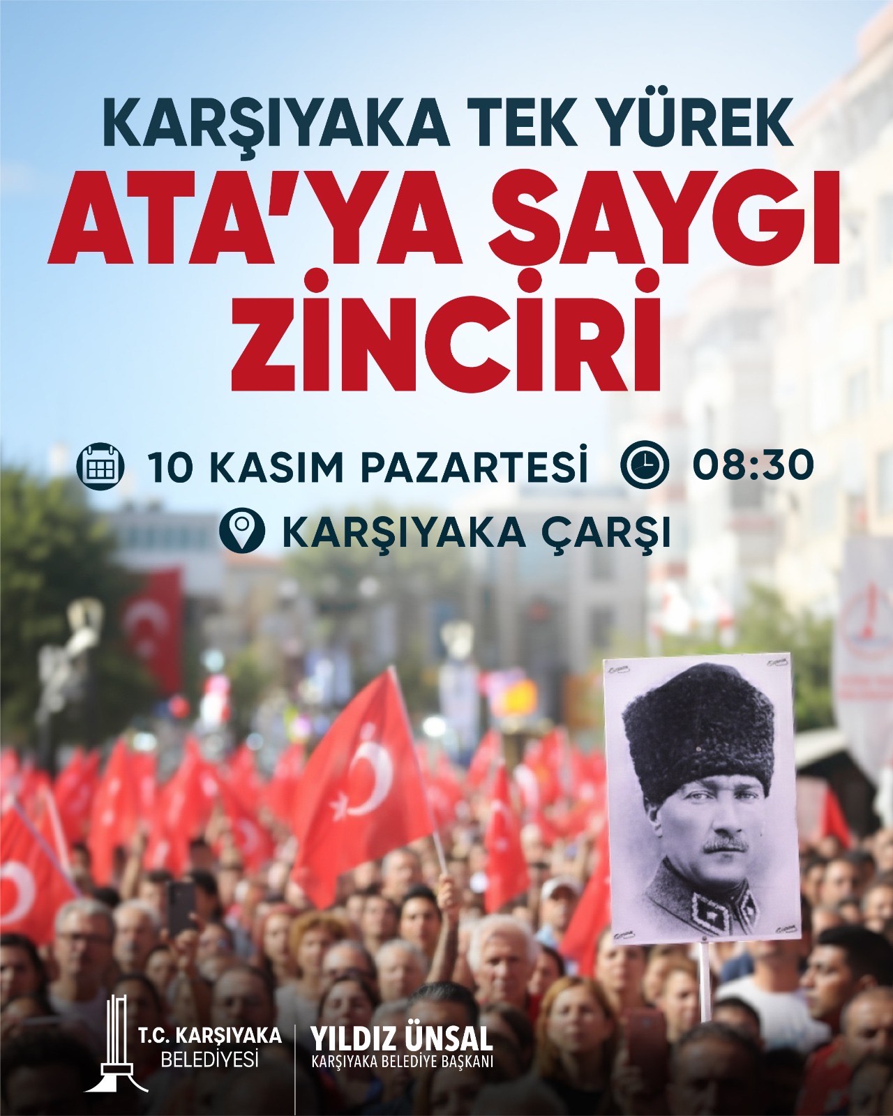 Karşıyakalılar 10 Kasım’da Ata’ya Saygı Zinciri'nde Buluşacak (2)