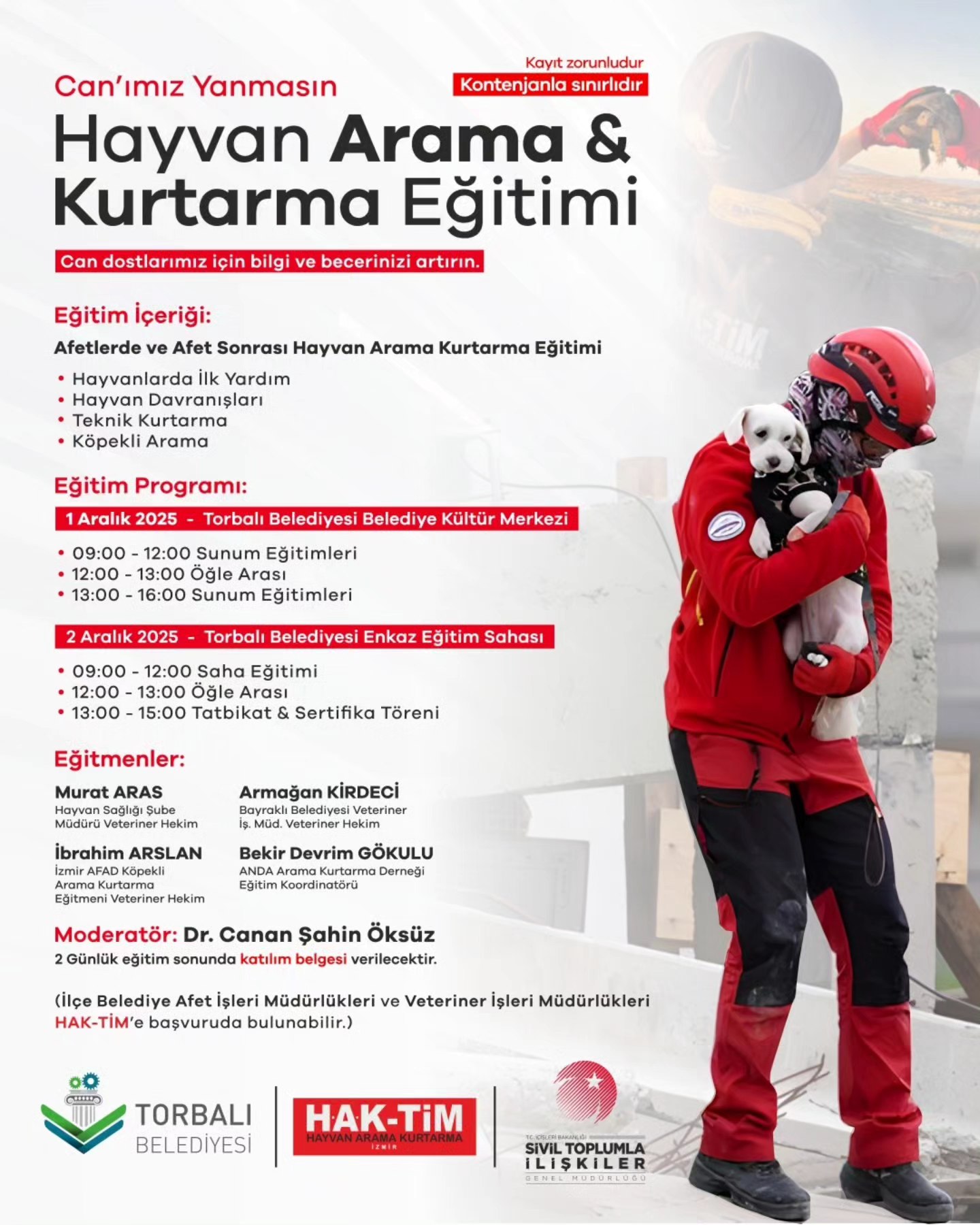 Torbalı’da ‘Canımız Yanmasın’ Eğitimi Başlıyor-1