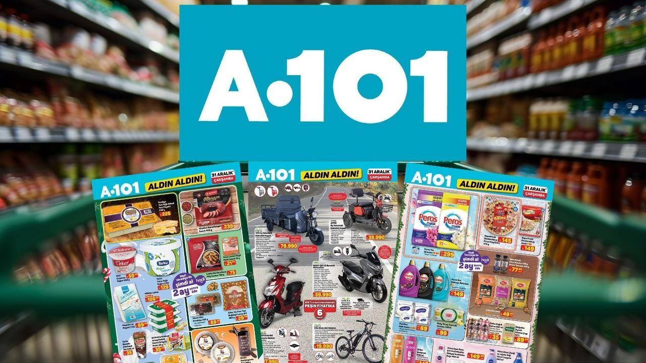 A101 indirim listesi alışverişçileri heyecanlandırdı: 31 Aralık yılın son kataloğu açıklandı!