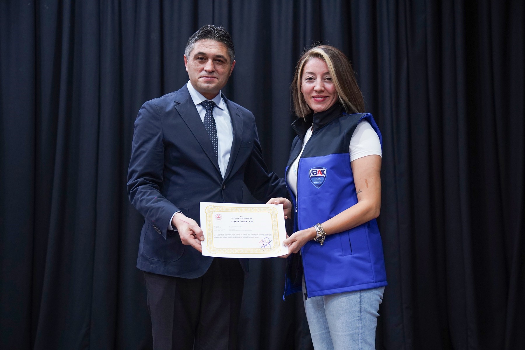 Aliağa'da Yangın Kahramanlarına Protokolden Teşekkür (3)