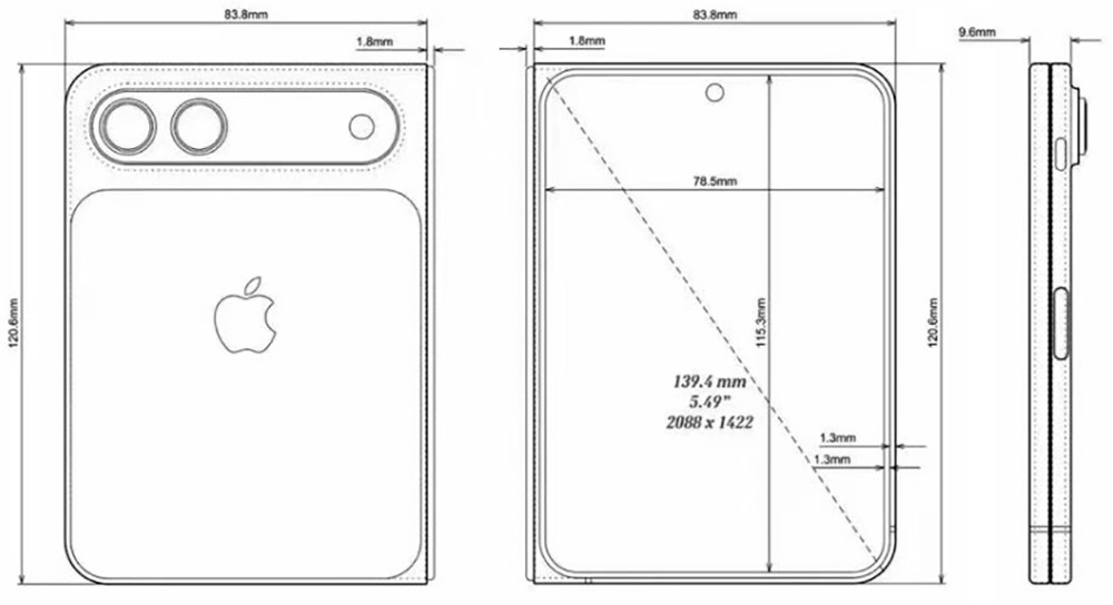 Apple’ın Sır Gibi Sakladığı Katlanabilir Iphone Tasarımı Sızdı (3)