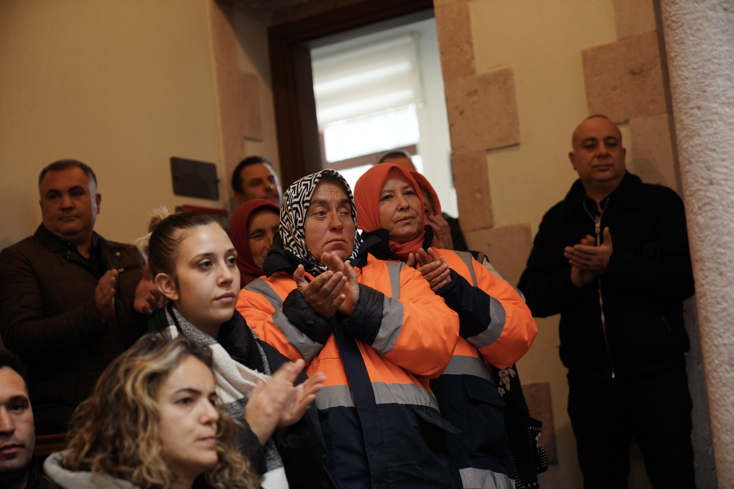 Ayvalık Belediye Başkanı Mesut Ergin Yılın Son Gününde Belediye Çalışanlarıyla Bir Araya Geldi. (2)