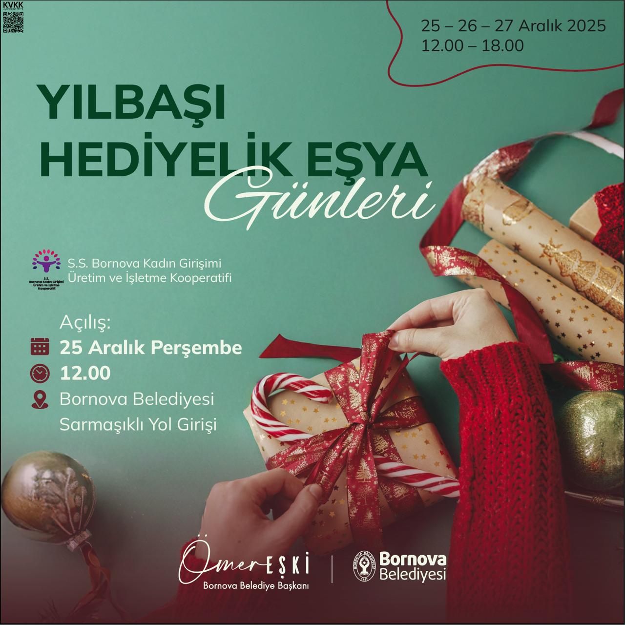 Bornova’da Yılbaşı Hediyelik Eşya Günleri Kapılarını Açıyor (1)