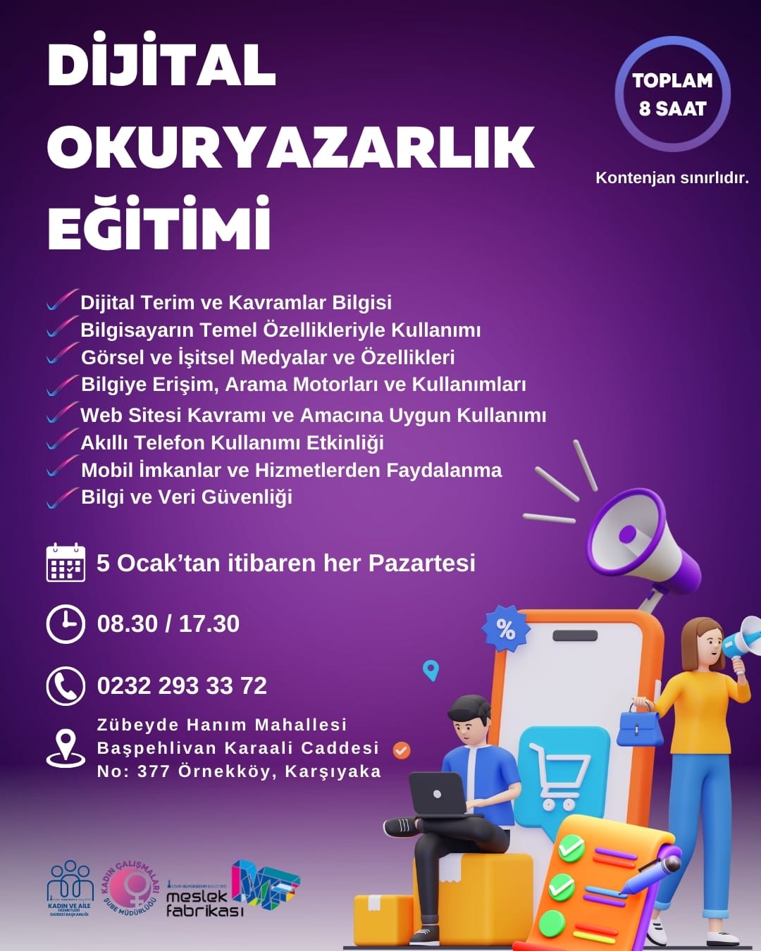 Dijital Okuryazarlık Eğitimleri Başlıyor-1