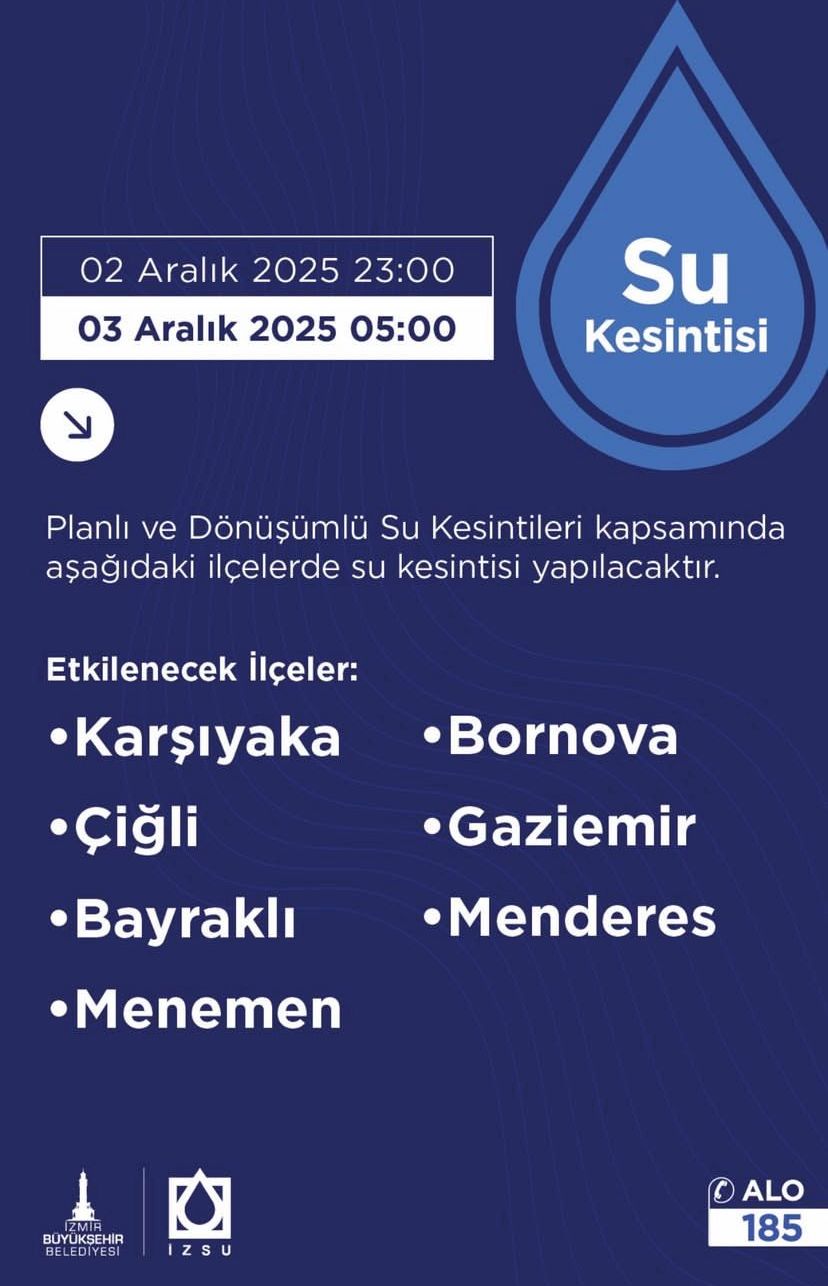 Dikkat! İzmir’in 7 İlçesinde Önlem Almayanlar Zor Durumda Kalacak-1
