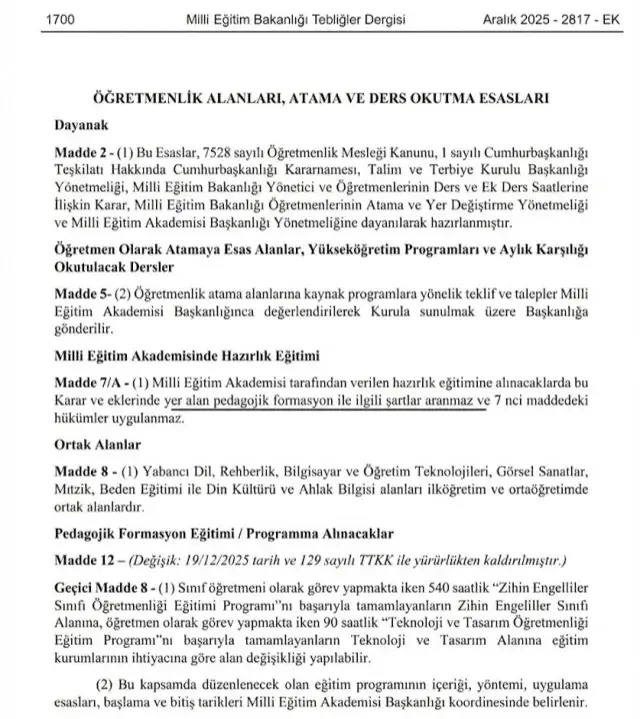 Formasyon Şartı Kalktı Mı Öğretmenlikte Pedagojik Formasyon Kaldırıldı Mı