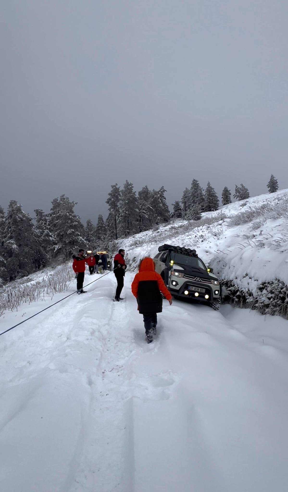 Ilgaz Dağı’nda Kar Keyfi Kar Tadını Böyle Çıkardılar (5)