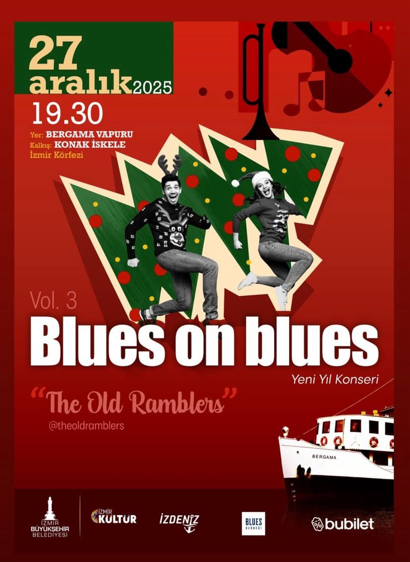 İzmir Körfezi’nde Blues Rüzgarı Blues On Blues Yeni Yıla Müziğin Ritmiyle Girecek