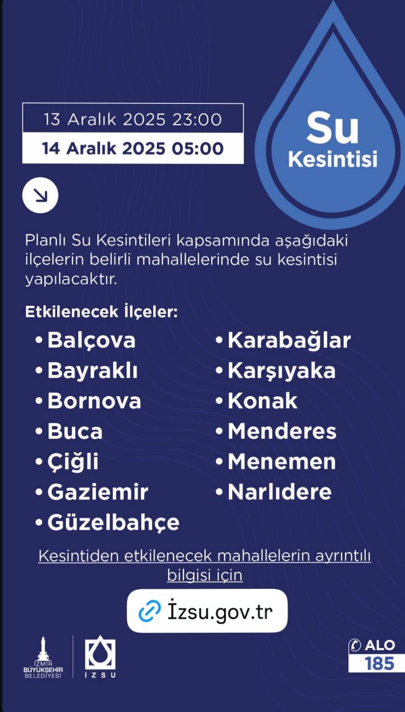 İzmirliler Dikkat Gece Kesintileri Devam Ediyor!