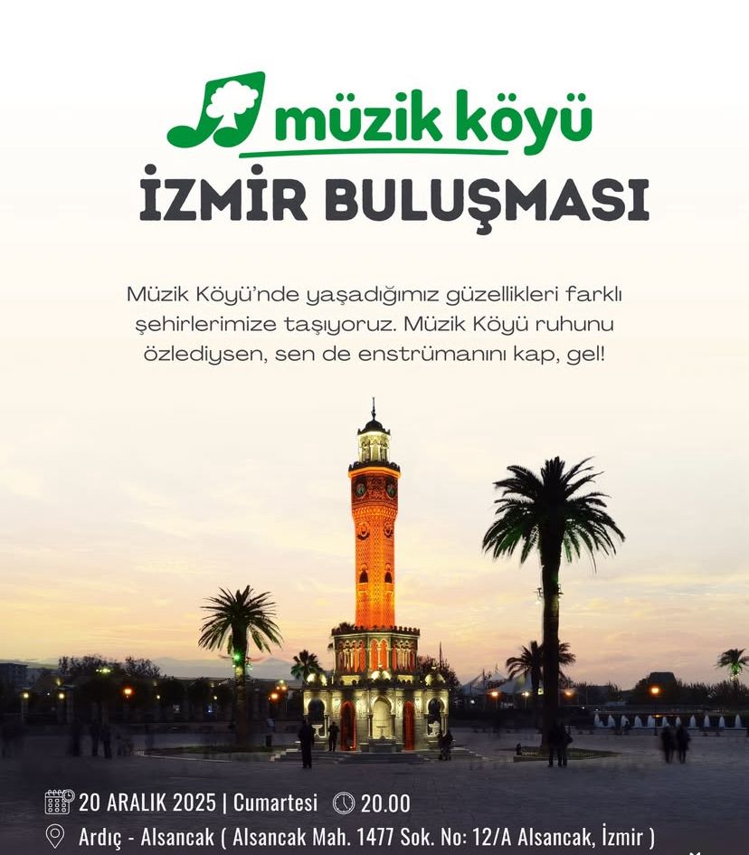 Müzik Köyü, Bu Kez İzmirli Müzikseverlerle Buluşuyor.