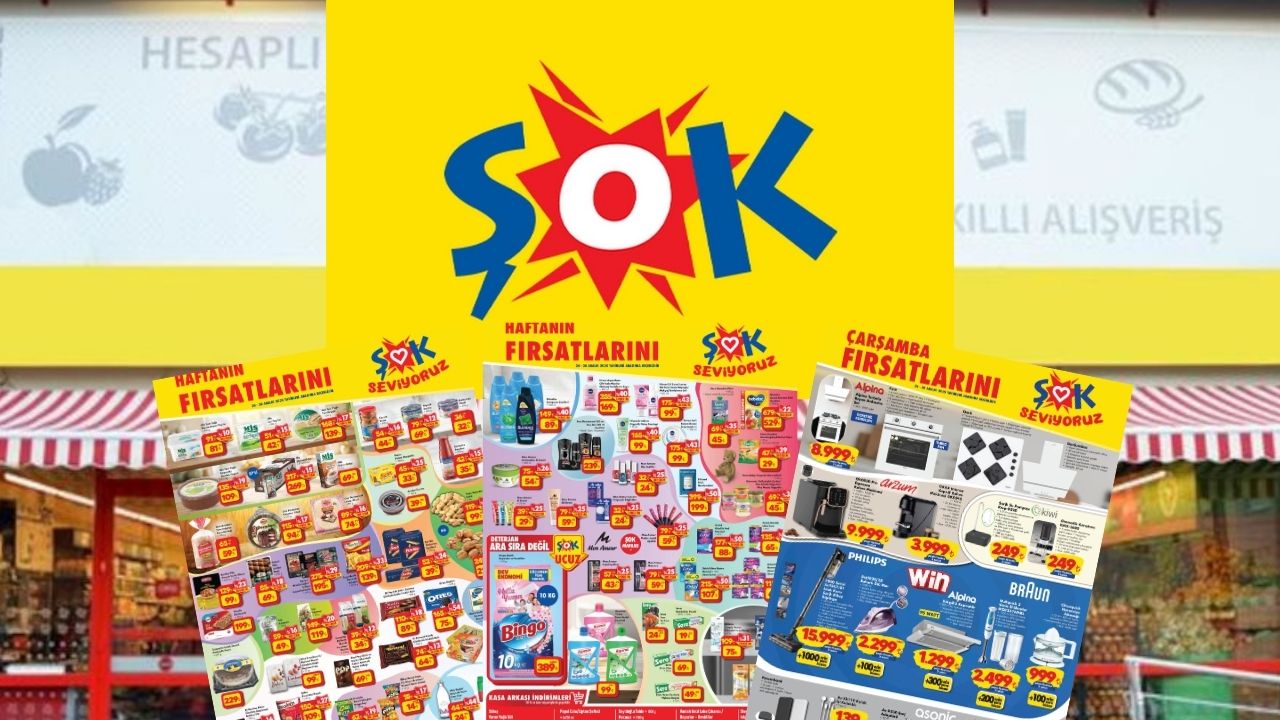 ŞOK’ta sınırlı stok uyarısı: 24 Aralık aktüel ürünleri yılbaşına kadar bitmeden alın!