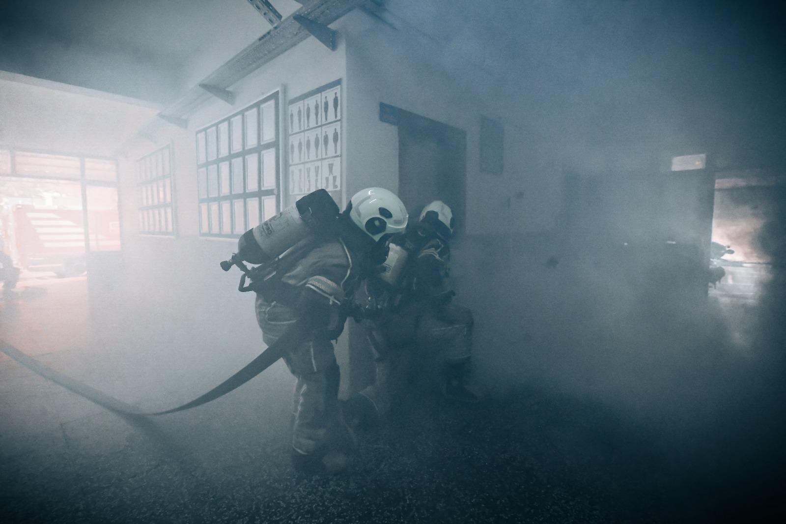 Yangın Anında Ne Yapılmalı Buca Polis Okulu'nda Tatbikat (4)