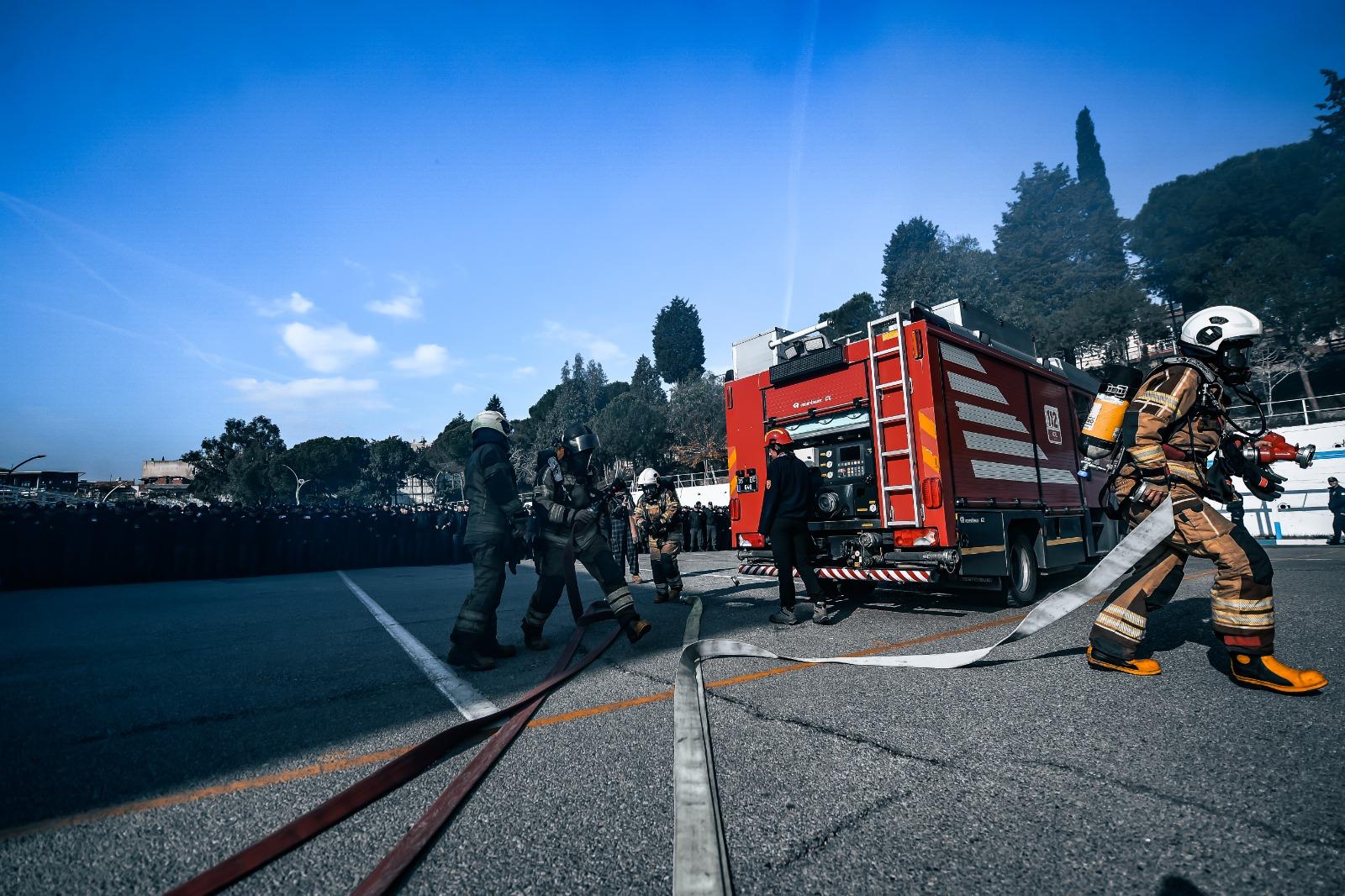 Yangın Anında Ne Yapılmalı Buca Polis Okulu'nda Tatbikat (5)