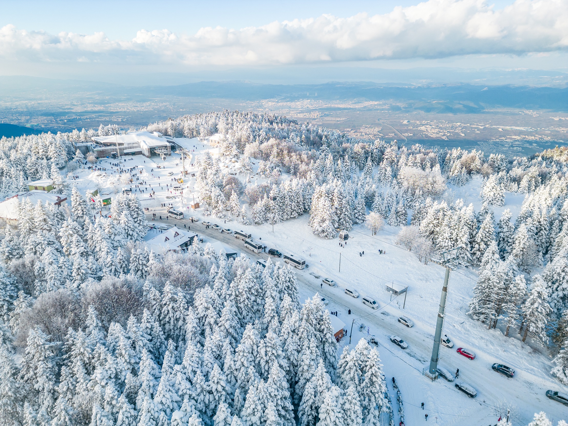 En çok tercih edilen kayak merkezleri Bursa Uludag