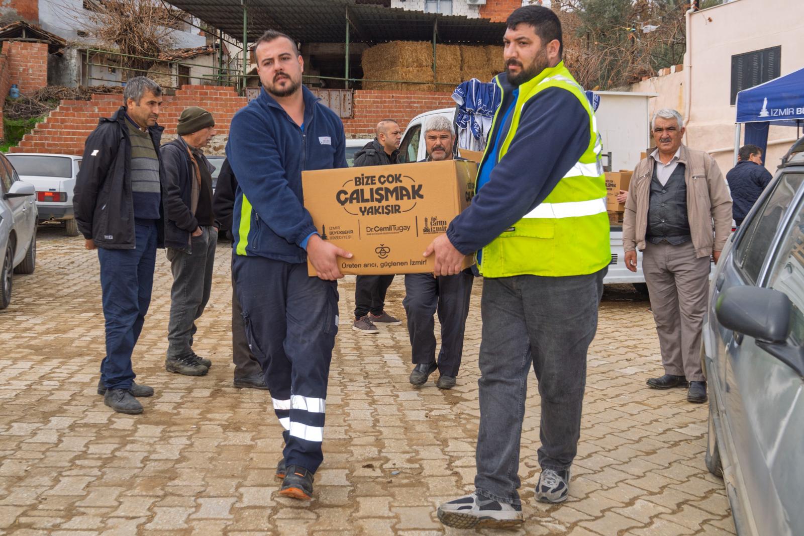 Afetzede Arıcılara Büyükşehir’den Can Suyu Desteği (10)