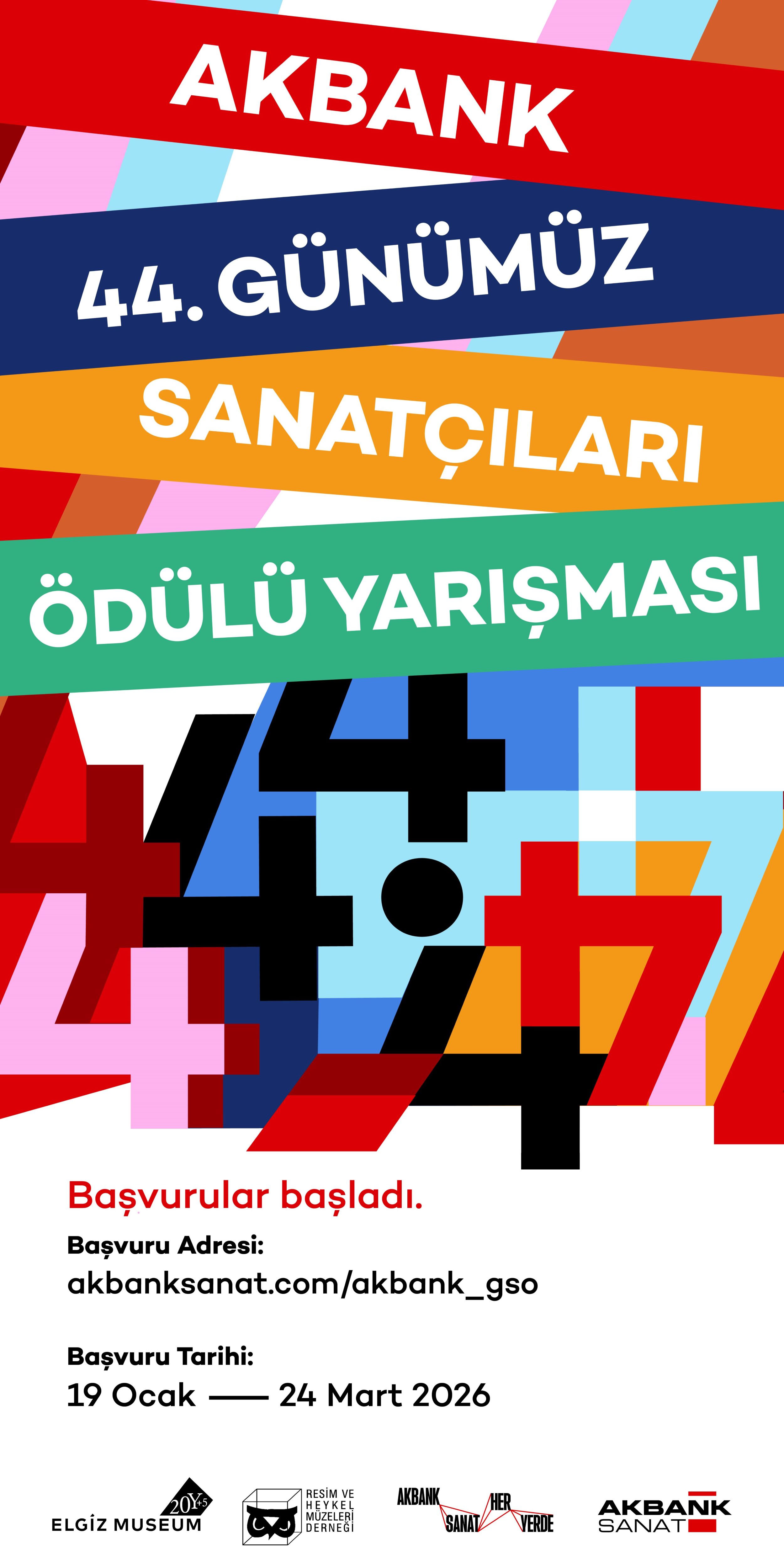 Akbank 44. Günümüz Sanatçıları Ödülü Yarışması Için Başvurular Başladı.