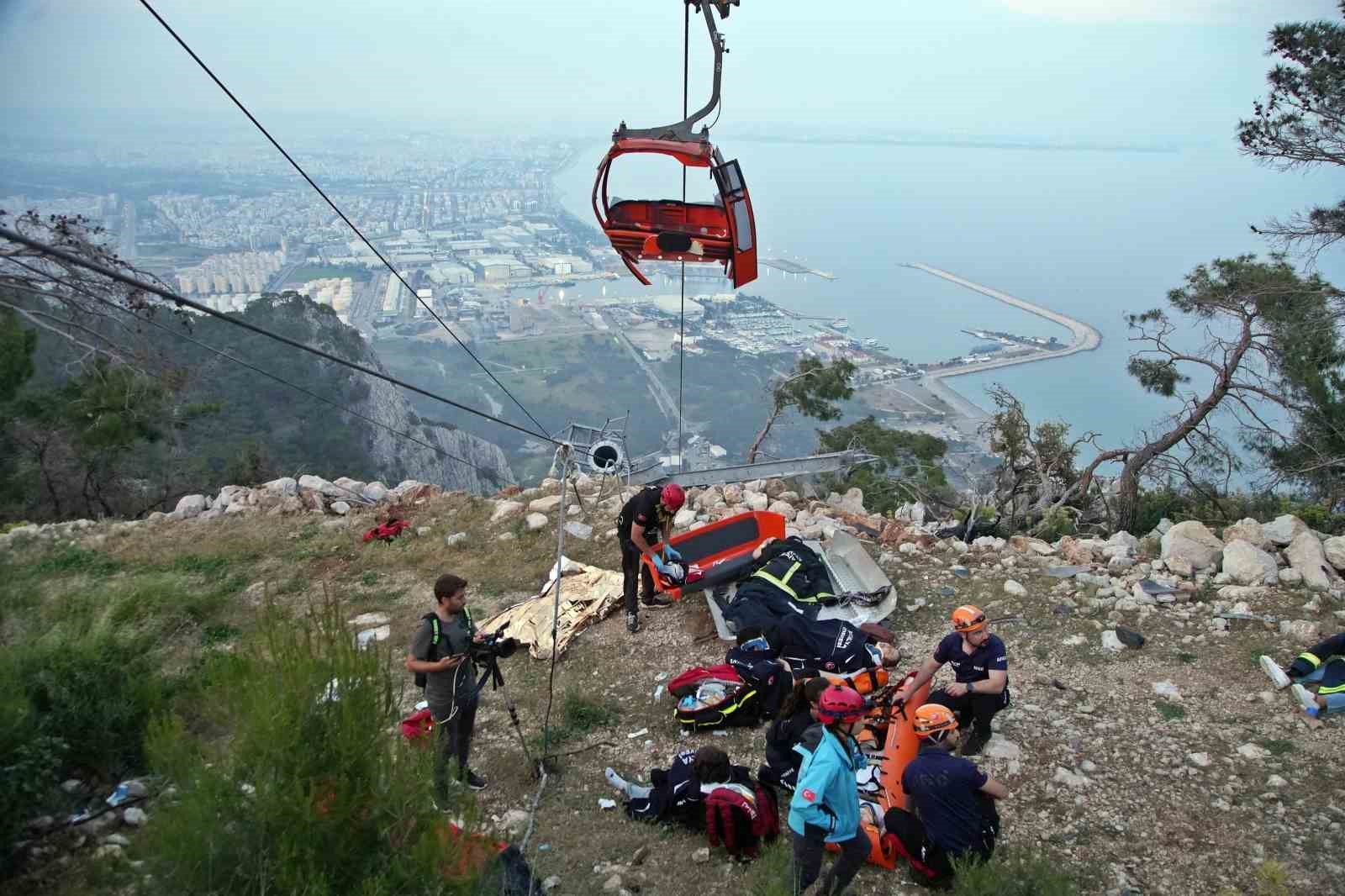 Antalya'daki Teleferik Faciasında Adli Kontroller Kalktı!
