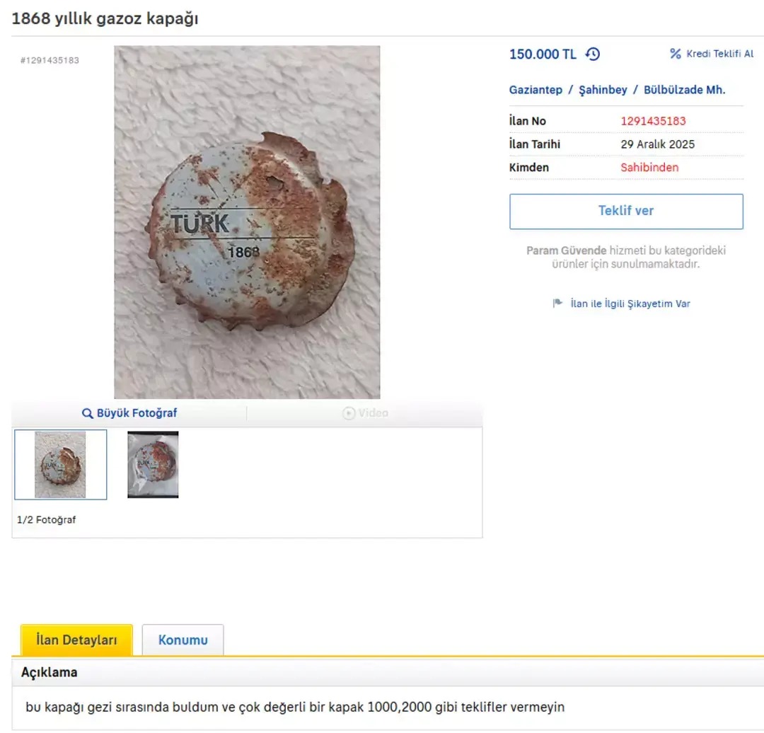 Bu Gazoz Kapağına 150 Bin Tl Istedi, Sebebini Duyan Inanamadı! (2)