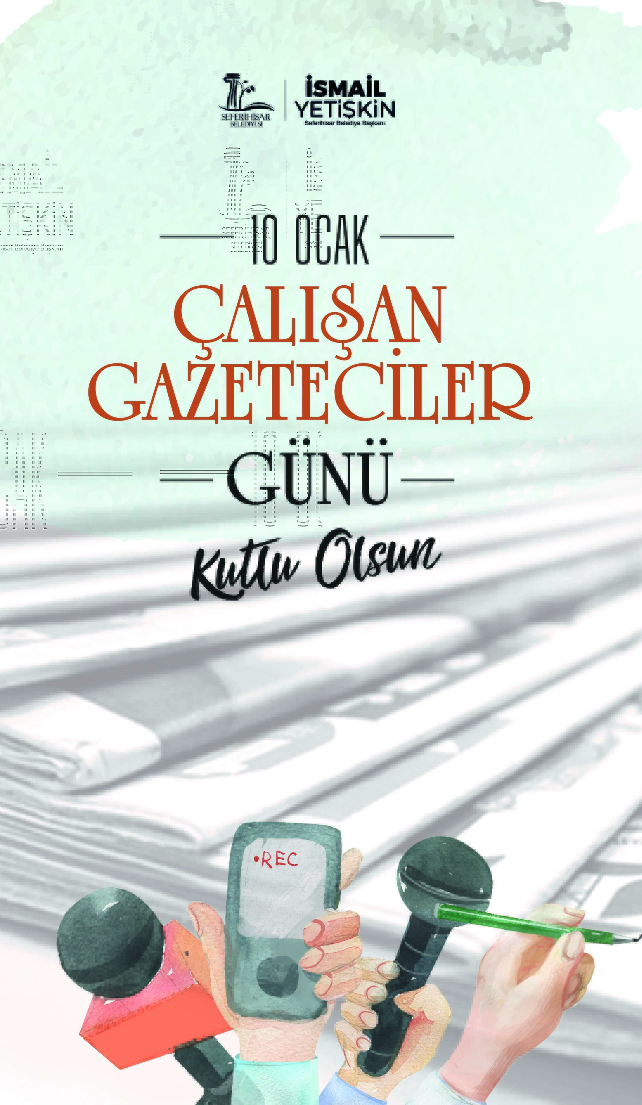 Çalişan Gazeteci̇ler Günü Çeyrek Sayfa Gazete Ilanı 01