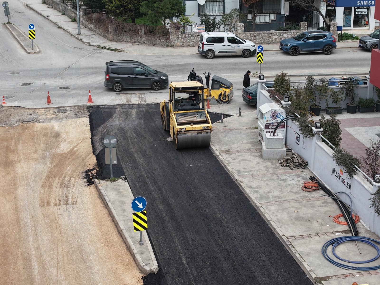 Çamlıkule’de Altyapı Sonrası Bozulan Yol Yenilendi (1)