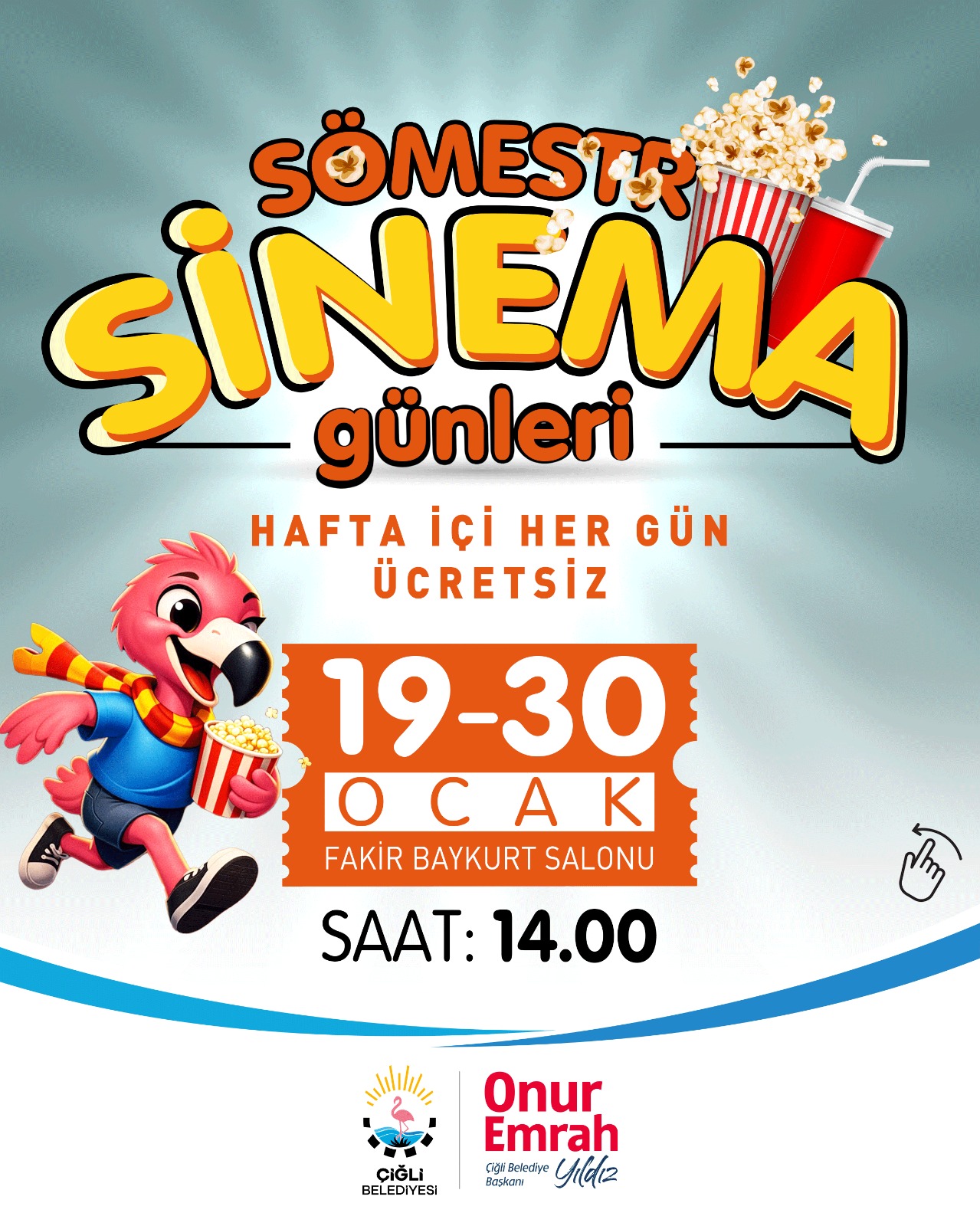 Çiğli’de Yarıyıl Tatili Çocuklar Için Sinema Şölenine Dönüşüyor (5)