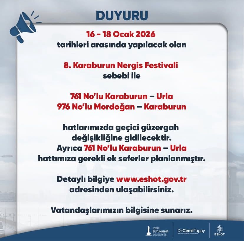Eshot Güzergahları Festival Için Yenilendi-1