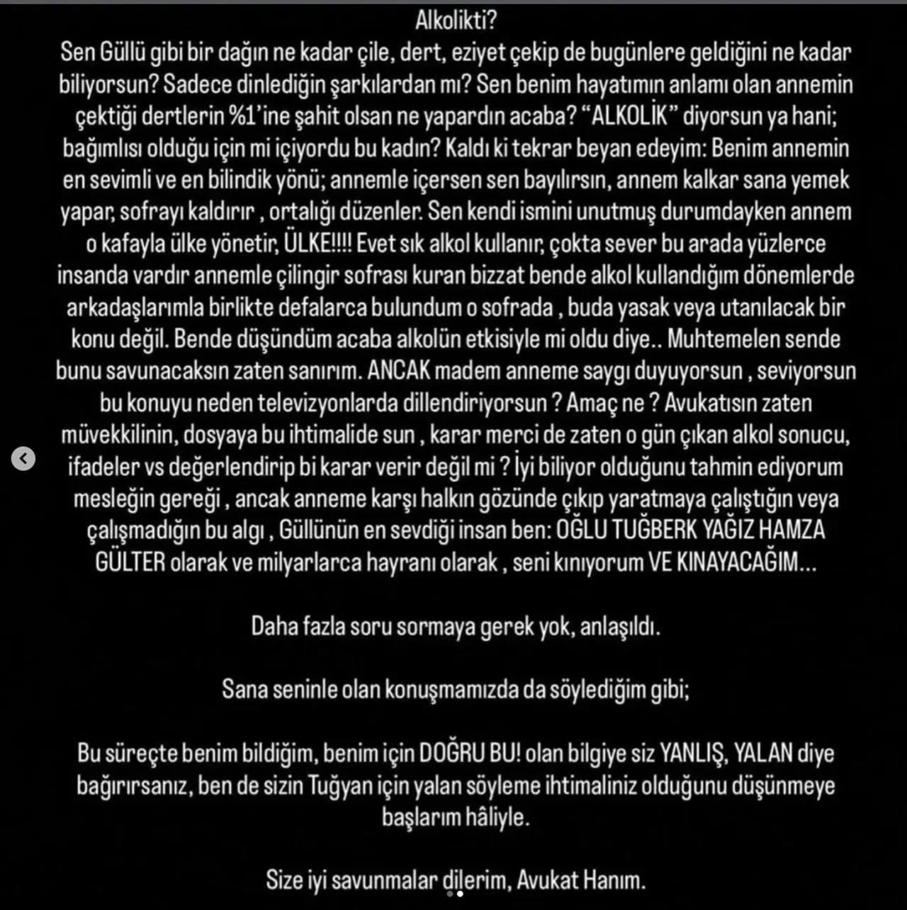 Gullu Hakkindaki Algisizdi Alkol (1)