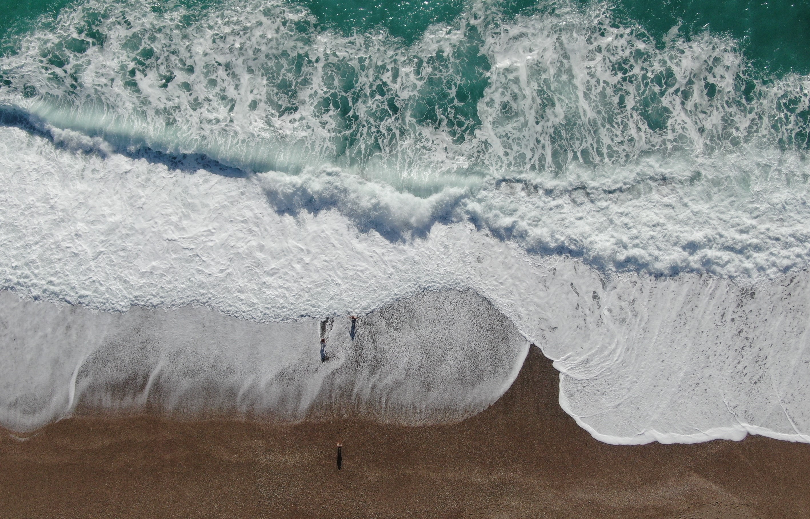 Güneş Çıktı, Sahilde Görülmemiş Manzaralar Yaşandı! (11)