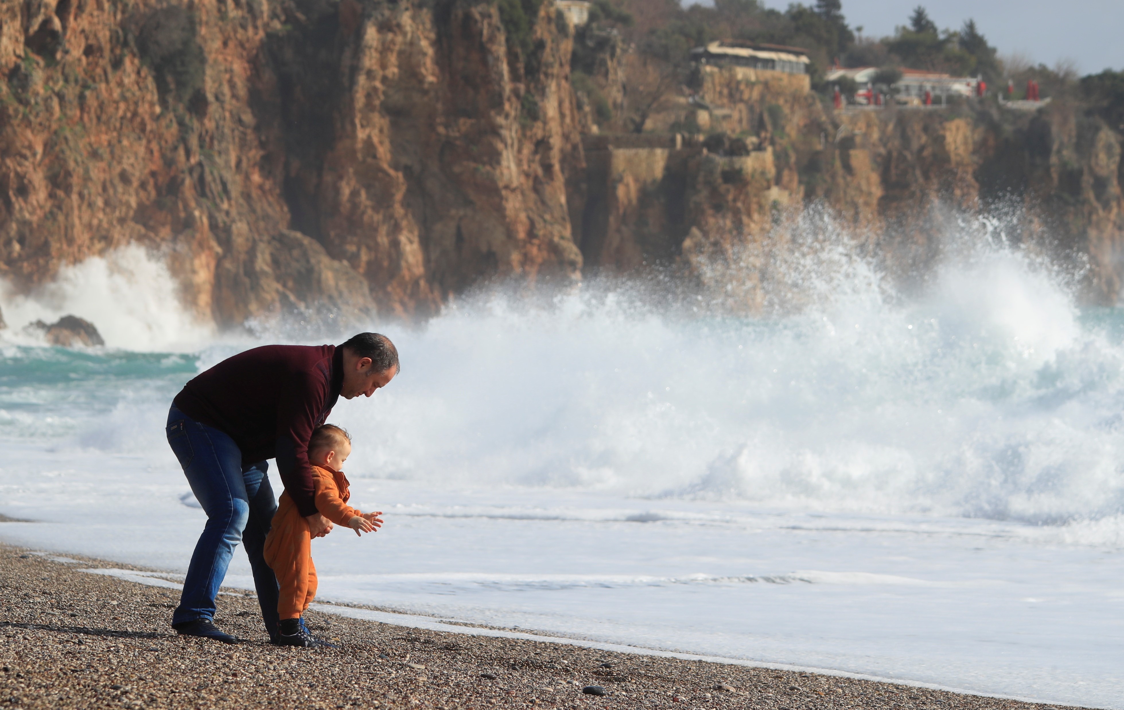 Güneş Çıktı, Sahilde Görülmemiş Manzaralar Yaşandı! (12)