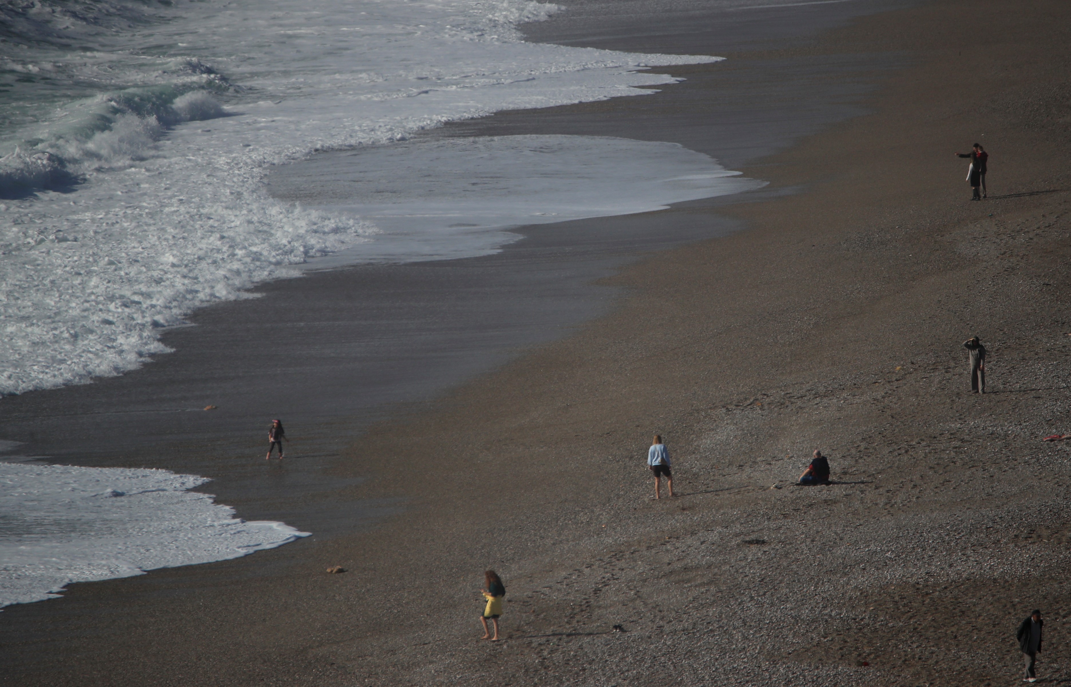 Güneş Çıktı, Sahilde Görülmemiş Manzaralar Yaşandı! (8)