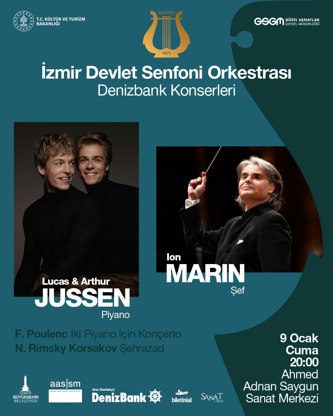 İzmir Devlet Senfoni Orkestrası, 2026 Yılının Ilk Konserinde Müzikseverlerle Ahmed Adnan Saygun Sanat Merkezi’nde Buluşmaya Hazırlanıyor.
