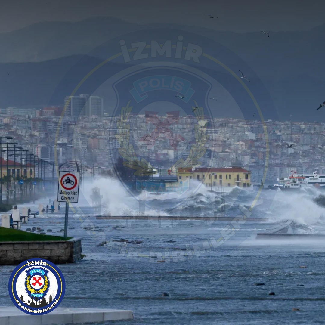 İzmir’de Kuvvetli Rüzgar Ve Fırtına Uyarısı Tedbirli Olun!