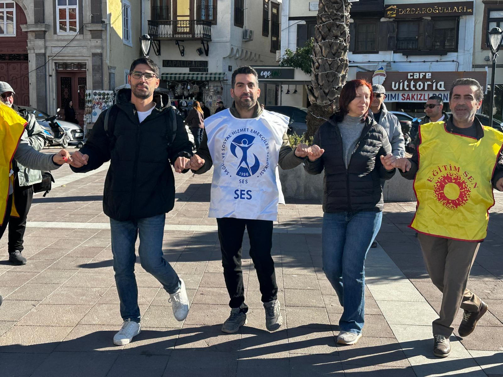 Kesk Çeşme’de Sokağa Indi 'Geçinemiyoruz' (4)