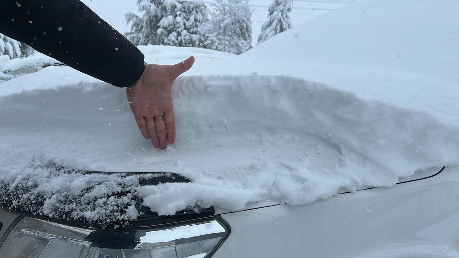Mihalıççık’ta Kar Kalınlığı 25 Santimetreyi Aştı! (1)