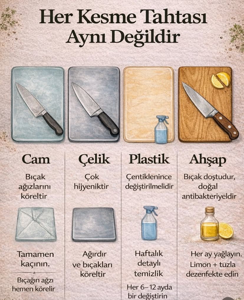 Mutfaklarda En Çok Kullanılan Araçlardan Biri Olan Kesme Tahtaları, Göründüğünden Çok Daha Fazla Önem Taşıyor.