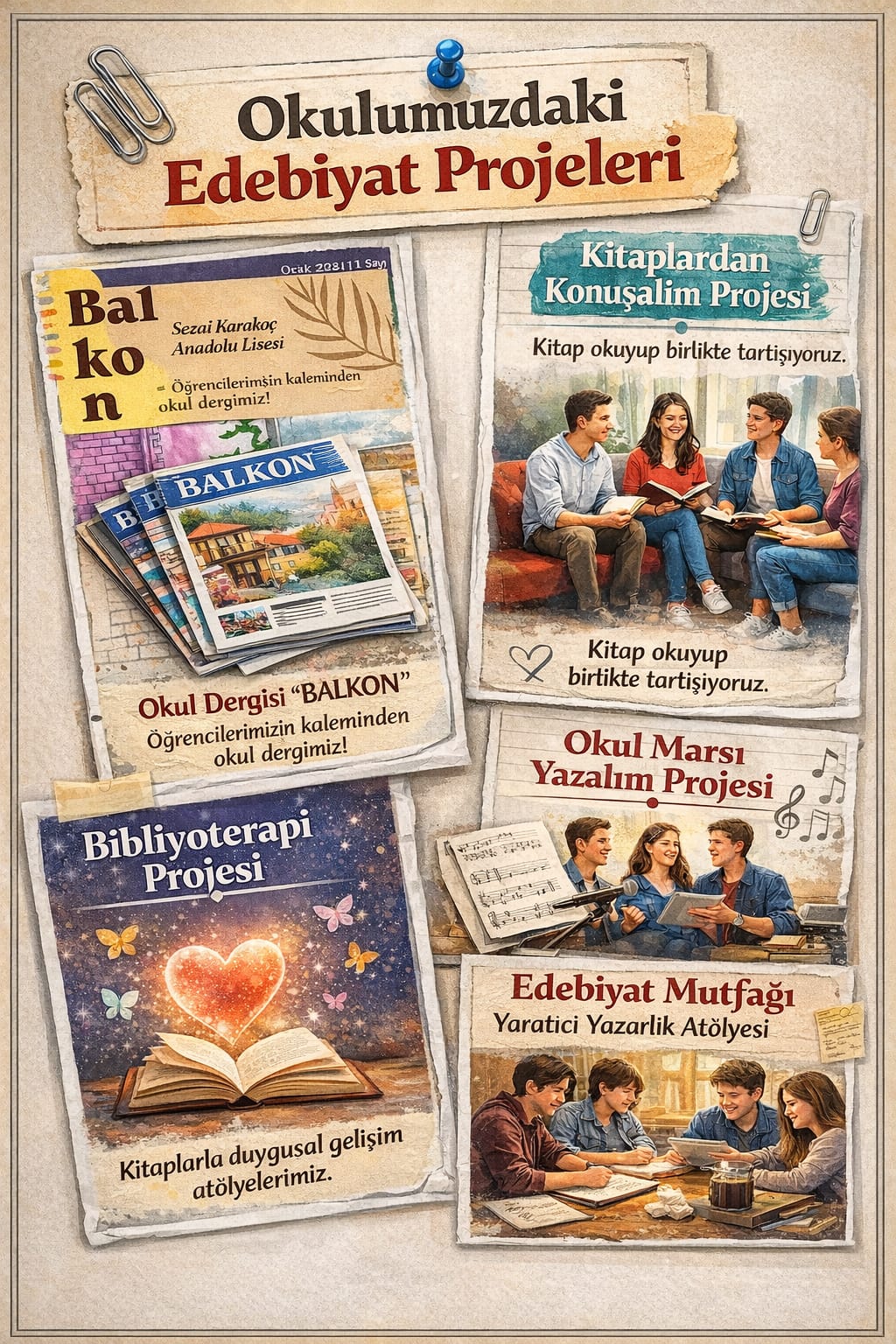 Sözcüklerden Hayata Edebiyatla Düşünen Öğrenciler