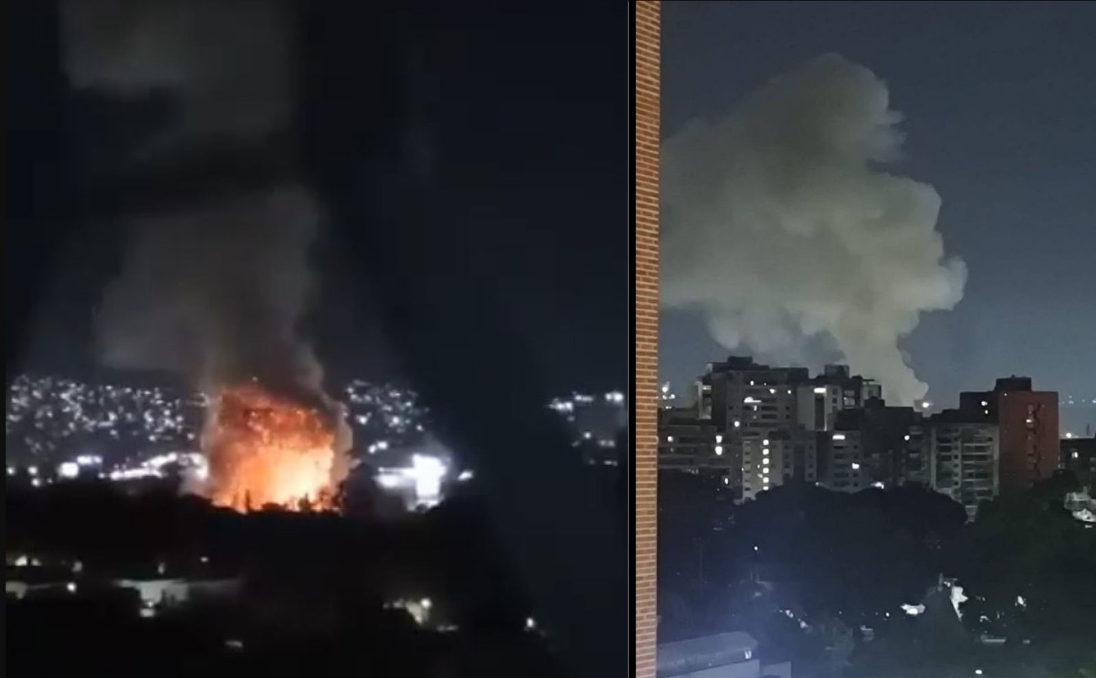 Venezuela'daki Patlama Anı Kameralara Yansıdı! İşte O Anlar