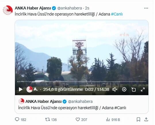 Anka Haber Ajansı'na İncirlik Hava Üssü Soruşturması! (2)