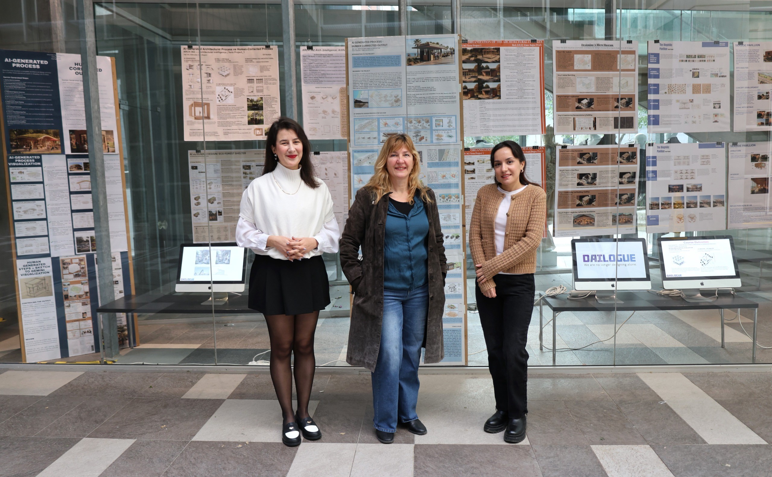 Mimarlık öğrencilerinden yapay zeka sergisi-1