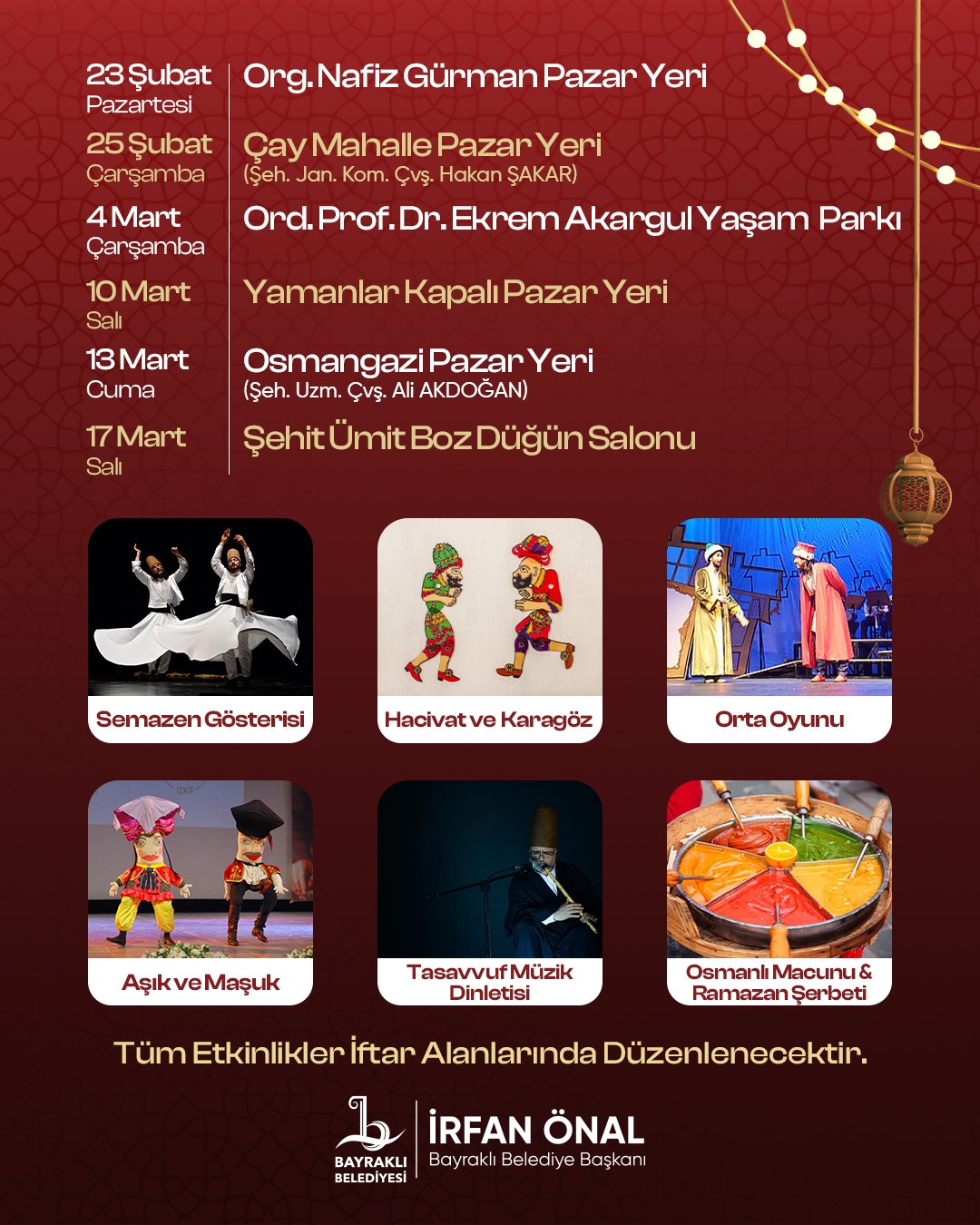 Bayraklı Ramazan Ayına Hazır (3)