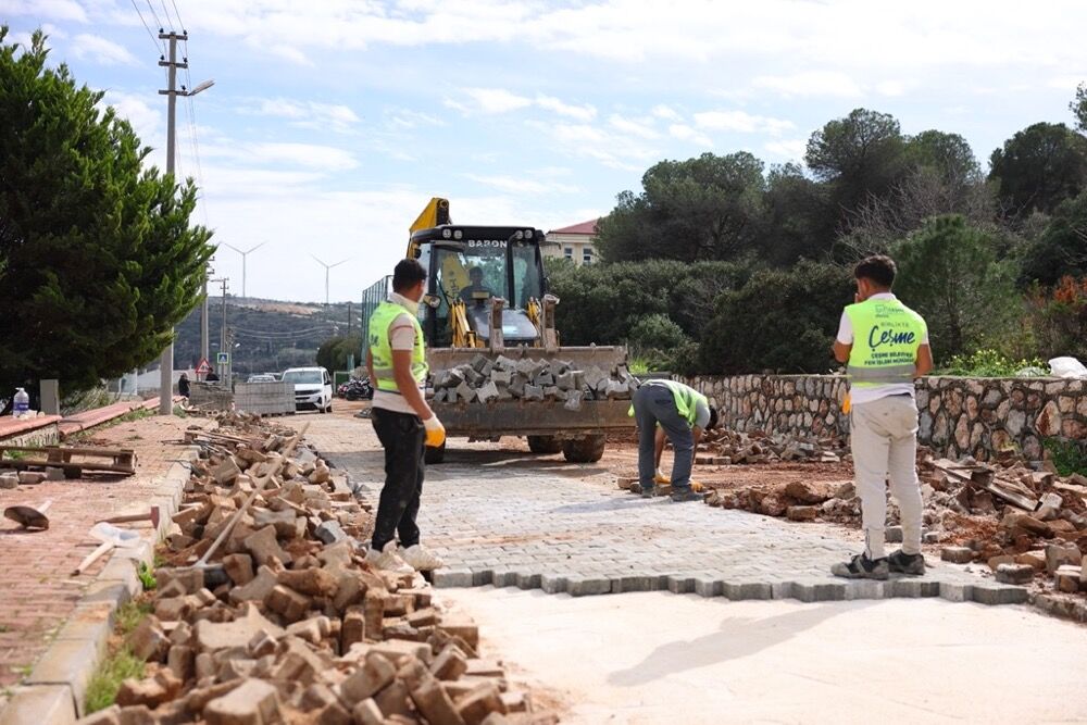 Çeşme Sokakları Yenileniyor (7)