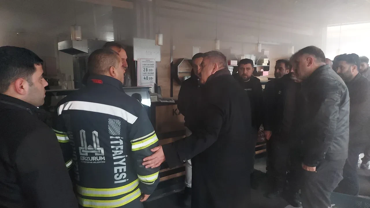 Erzurum'da Fırında Korkutan Patlama!3