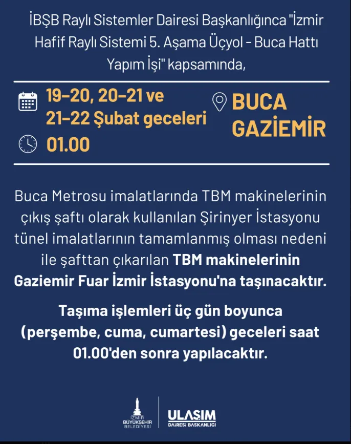 İzmir’de Bu Gece Yollar Kapanıyor!