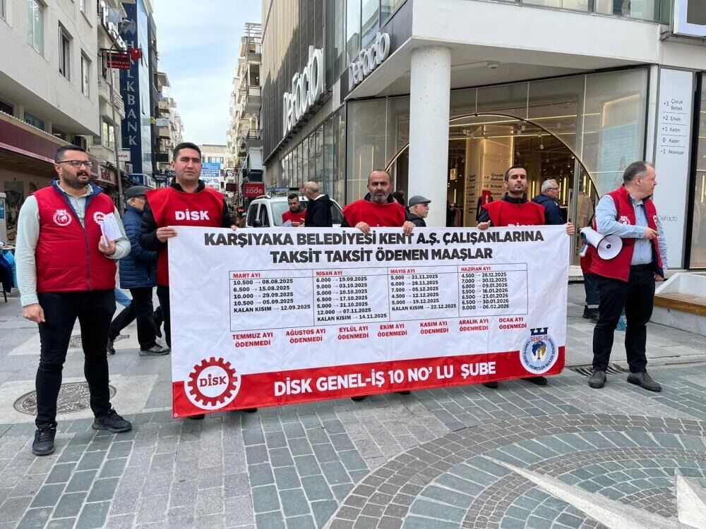 Karşıyaka Belediyesinde Maaş Alamayan Işçiler Sokağa Döküldü 111