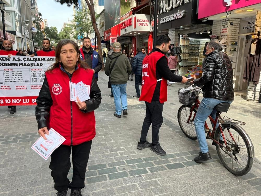 Karşıyaka Belediyesinde Maaş Alamayan Işçiler Sokağa Döküldü 222