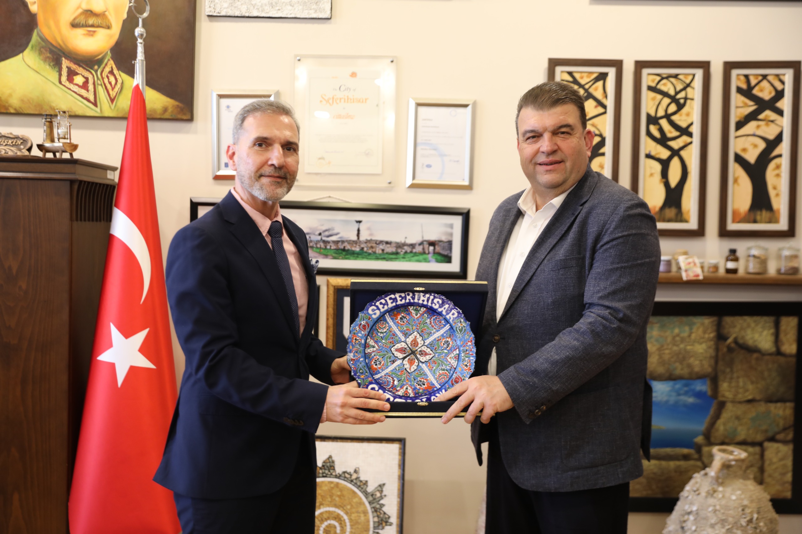 Kktc İzmir Başkonsolosluğu Heyetinden Seferihisar’a Ziyaret (1)