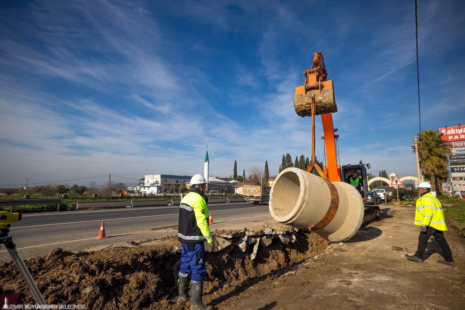 Menemen Türkelli'de Kronik Su Baskını Sorunu Tarihe Karışıyor